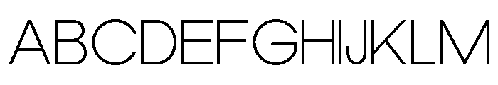 Epigraphy Expanded Extra Light Font UPPERCASE