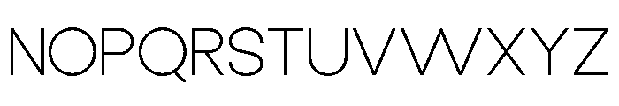 Epigraphy Expanded Extra Light Font UPPERCASE