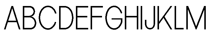 Epigraphy Extra Light Font UPPERCASE