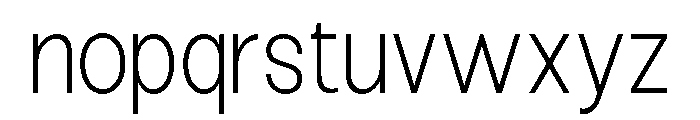 Epigraphy Extra Light Font LOWERCASE