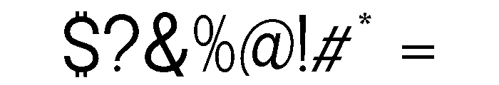 Epigraphy Regular Font OTHER CHARS