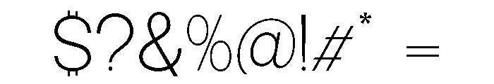 Epigraphy SemExp ExtLt Font OTHER CHARS