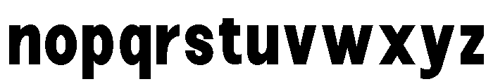 Epigraphy Semi Condensed Black Font LOWERCASE