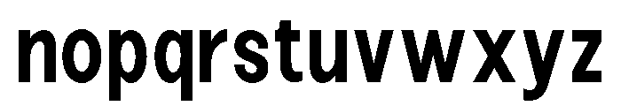 Epigraphy Semi Condensed Bold Font LOWERCASE