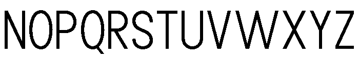 Epigraphy Semi Condensed Light Font UPPERCASE