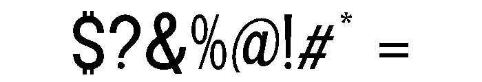 Epigraphy Semi Condensed Medium Font OTHER CHARS