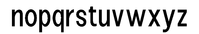 Epigraphy Semi Condensed Medium Font LOWERCASE