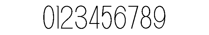 Epigraphy Semi Condensed Thin Font OTHER CHARS