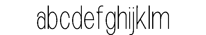 Epigraphy Semi Condensed Thin FONT