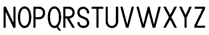 Epigraphy Semi Condensed Font UPPERCASE