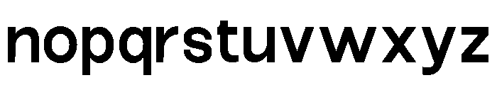 Epigraphy Semi Expanded Bold Font LOWERCASE