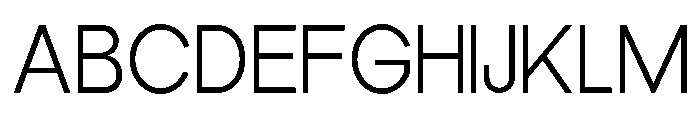 Epigraphy Semi Expanded Light Font UPPERCASE
