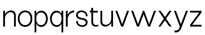 Epigraphy Semi Expanded Light Font LOWERCASE