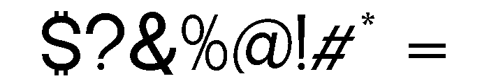 Epigraphy Semi Expanded Medium Font OTHER CHARS