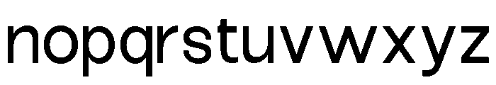 Epigraphy Semi Expanded Medium Font LOWERCASE