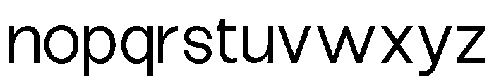 Epigraphy Semi Expanded Font LOWERCASE