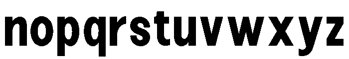 Epigraphy SemiCond ExtBd Font LOWERCASE