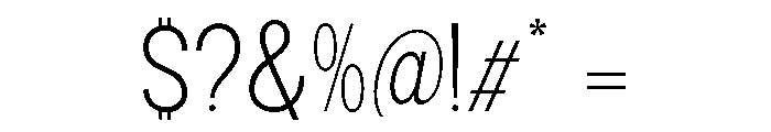 Epigraphy SemiCond ExtLt Font OTHER CHARS