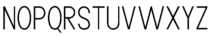 Epigraphy SemiCond ExtLt Font UPPERCASE
