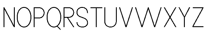 Epigraphy Thin Font UPPERCASE