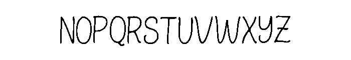 Epitaph_Ink Font LOWERCASE
