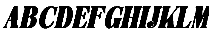 Epoch of Victory XBlk Cn It Font UPPERCASE