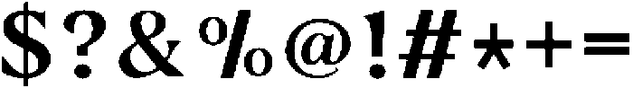 Ephira Regular otf (400) Font OTHER CHARS