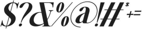 Ephoris Extra Bold Italic otf (700) Font OTHER CHARS