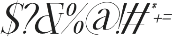 Ephoris Italic otf (400) Font OTHER CHARS