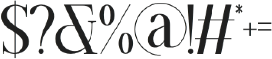 Ephoris Medium otf (500) Font OTHER CHARS