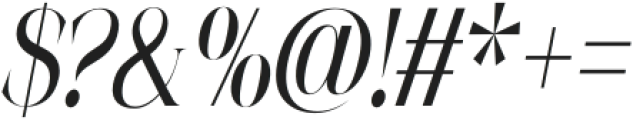 Epilogus Light Condensed Italic otf (300) Font OTHER CHARS