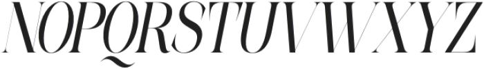 Epilogus Light Condensed Italic otf (300) Font UPPERCASE