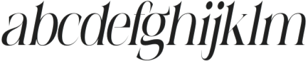 Epilogus Light Condensed Italic otf (300) Font LOWERCASE