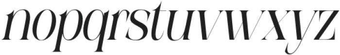 Epilogus Light Condensed Italic otf (300) Font LOWERCASE