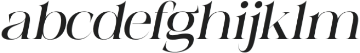 Epilogus Light Italic otf (300) Font LOWERCASE