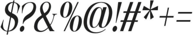 Epilogus Medium Condensed Italic otf (500) Font OTHER CHARS