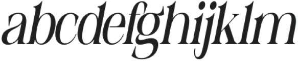 Epilogus Medium Condensed Italic otf (500) Font LOWERCASE