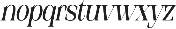 Epilogus Medium Condensed Italic otf (500) Font LOWERCASE