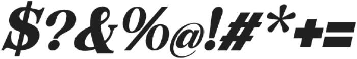 Epoch of Victory Heavy Italic otf (800) Font OTHER CHARS