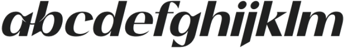 Epstonik Italic otf (400) Font LOWERCASE