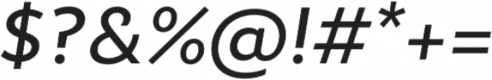 Epura Regular Italic otf (400) Font OTHER CHARS