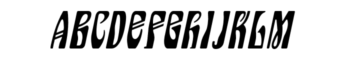 Epic Condensed Italic Font UPPERCASE