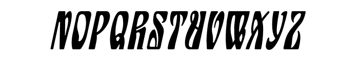Epic Condensed Italic Font UPPERCASE