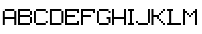 Epson Pixeled Regular Font UPPERCASE