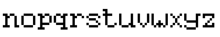 Epson Pixeled Regular Font LOWERCASE