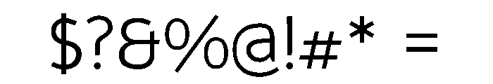 Epunda Sans 300 Font OTHER CHARS