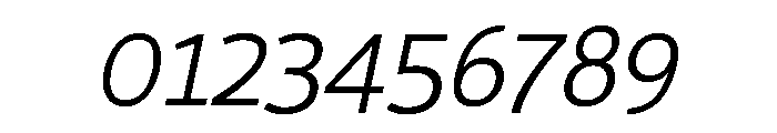 Epunda Sans 300italic Font OTHER CHARS