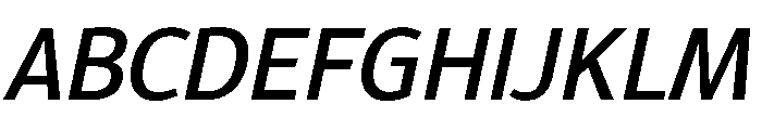 Epunda Sans 500italic Font UPPERCASE