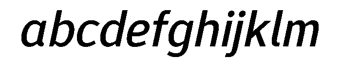 Epunda Sans 500italic FONT
