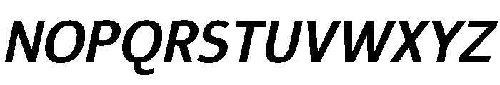 Epunda Sans 600italic Font UPPERCASE